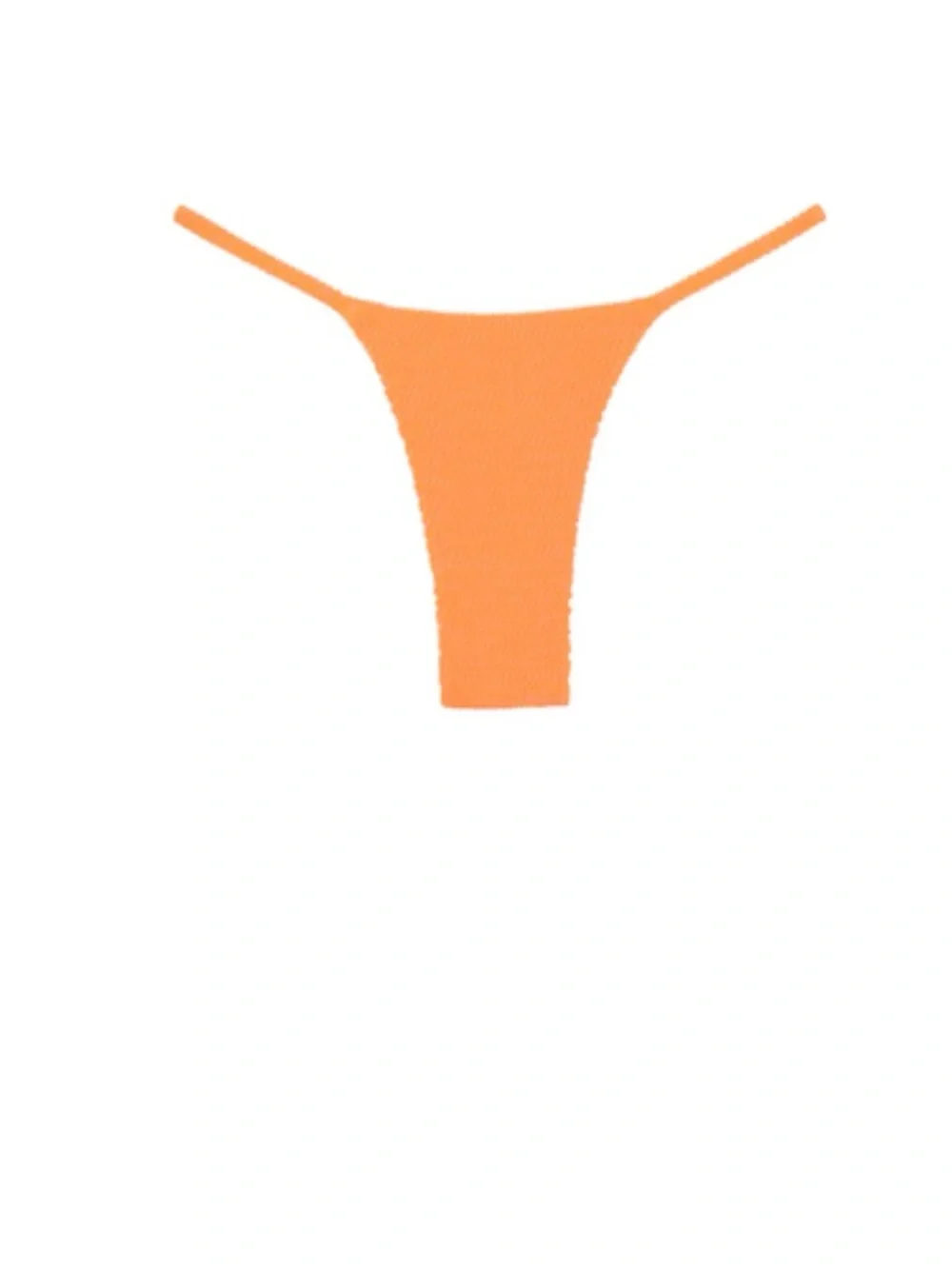 NWT Monday Swimwear Barbados Bottom Tangerine Crinkle